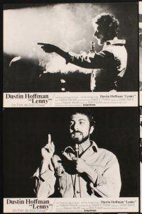 4b710 LENNY 12 French LCs '75 Dustin Hoffman as comedian Lenny Bruce. Valerie Perrine!