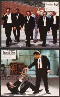 4b896 RESERVOIR DOGS 8 French LCs '92 Quentin Tarantino, Harvey Keitel, Steve Buscemi, Chris Penn