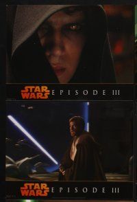 4b729 REVENGE OF THE SITH 12 French LCs '05 Star Wars Episode III, Ewan McGregor, Christensen