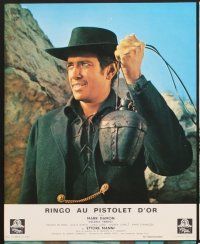 4b970 RINGO & HIS GOLDEN PISTOL 6 style B French LCs '66 Mark Damon in title role, western!
