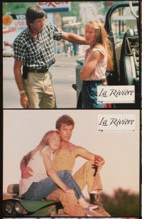 4b730 RIVER 12 French LCs '84 Mel Gibson, Sissy Spacek, directed by Mark Rydell!