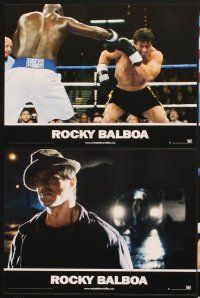 4b971 ROCKY BALBOA 6 French LCs '07 boxing sequel, director & star Sylvester Stallone!