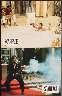 4b972 SCARFACE 6 style B French LCs '84 Al Pacino, Michelle Pfeiffer, Brian De Palma, Oliver Stone