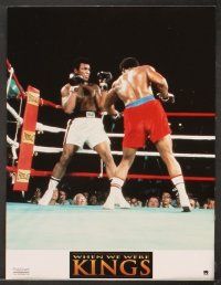 4b930 WHEN WE WERE KINGS 8 French LCs '97 great images of heavyweight boxing champ Muhammad Ali!