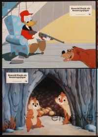 4b606 DONALD DUCK ALS SONNTAGSJAGER 4 German LCs '81 wonderful Disney cartoon images!