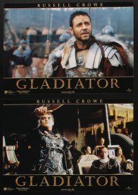4b580 GLADIATOR 8 German LCs '00 Russell Crowe, Joaquin Phoenix, directed by Ridley Scott!