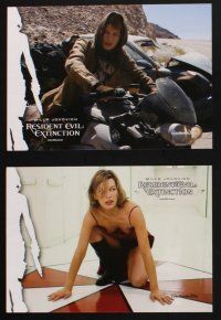 4b597 RESIDENT EVIL: EXTINCTION 6 German LCs '07 sexy Milla Jovovich in zombie killing action!
