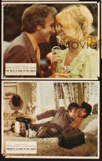 4b604 THERE'S A GIRL IN MY SOUP 5 German LCs '71 Peter Sellers, Goldie Hawn, Roy Boulting