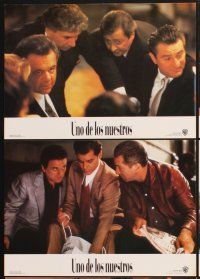 4b491 GOODFELLAS 12 Spanish LCs '90 Robert De Niro, Joe Pesci, Ray Liotta, Martin Scorsese classic!