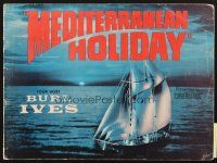 4c061 MEDITERRANEAN HOLIDAY program '64 all the excitement your mind ever imagined in Cinerama!