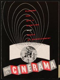 4c069 THIS IS CINERAMA program R73 plunges you into a startling new world of entertainment!