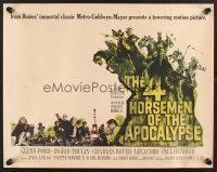 4d007 4 HORSEMEN OF THE APOCALYPSE style B 1/2sh '61 cool different artwork by Joseph Smith!