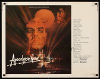 4d026 APOCALYPSE NOW 1/2sh '79 Francis Ford Coppola, classic Bob Peak art of Marlon Brando!