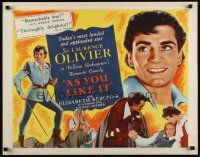 4d030 AS YOU LIKE IT 1/2sh R49 Sir Laurence Olivier in William Shakespeare's romantic comedy!