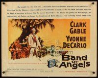 4d036 BAND OF ANGELS 1/2sh '57 Clark Gable buys beautiful slave mistress Yvonne De Carlo!