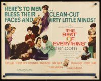 4d041 BEST OF EVERYTHING 1/2sh '59 Hope Lange, Stephen Boyd, nakedly exposes the female jungle!