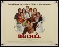 4d043 BIG CHILL 1/2sh '83 Lawrence Kasdan, Tom Berenger, Glenn Close, Jeff Goldblum, William Hurt