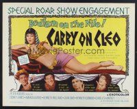 4d081 CARRY ON CLEO 1/2sh '65 English comedy on the Nile, sexy full-length Amanda Barrie!