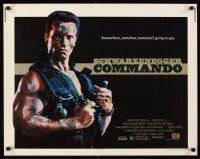 4d097 COMMANDO 1/2sh '85 Arnold Schwarzenegger is going to make someone pay!