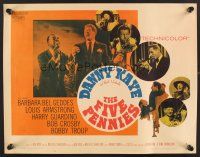 4d151 FIVE PENNIES style A 1/2sh '59 Danny Kaye, Louis Armstrong & Barbara Bel Geddes!