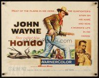 4d206 HONDO 1/2sh '53 3-D John Wayne, Geraldine Page, Ward Bond, John Farrow directed!