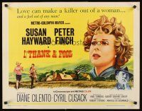 4d211 I THANK A FOOL 1/2sh '62 female doctor Susan Hayward mercy kills her husband!