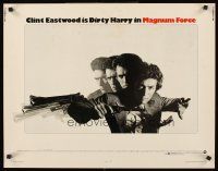 4d266 MAGNUM FORCE 1/2sh '73 Clint Eastwood is Dirty Harry pointing his huge gun!