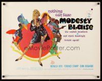 4d279 MODESTY BLAISE 1/2sh '66 Bob Peak art of sexiest female secret agent Monica Vitti!