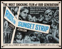 4d338 RIOT ON SUNSET STRIP 1/2sh '67 hippies with too-tight capris, crazy pot-partygoers!
