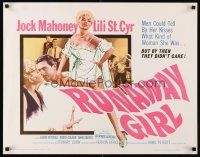 4d349 RUNAWAY GIRL 1/2sh '65 men could tell by her kisses what kind of woman Lili St. Cyr was!