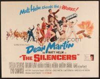 4d366 SILENCERS 1/2sh '66 outrageous sexy phallic imagery of Dean Martin & the Slaygirls!