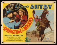 4d380 SPRINGTIME IN THE ROCKIES 1/2sh '37 smiling close up of Gene Autry & on horseback!