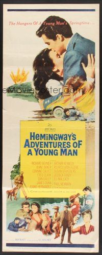 4e014 ADVENTURES OF A YOUNG MAN insert '62 Ernest Hemingway novel, Paul Newman!