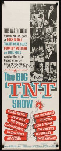 4e066 BIG T.N.T. SHOW insert '66 rock & roll, traditional blues, country western & folk rock!
