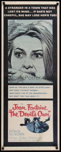4e176 DEVIL'S OWN insert '67 Hammer, Joan Fontaine, what does it do to the unsuspecting?