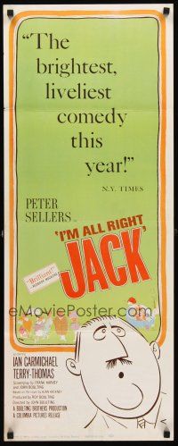 4e369 I'M ALL RIGHT JACK insert '60 Boulting brothers, everybody loves Peter Sellers, English!