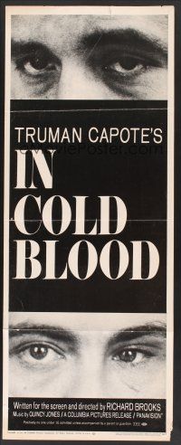 4e373 IN COLD BLOOD insert '67 Richard Brooks directed, Robert Blake, from Truman Capote novel!