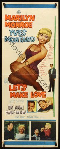 4e398 LET'S MAKE LOVE insert '60 four images of super sexy Marilyn Monroe & Yves Montand!
