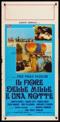 4e558 ARABIAN NIGHTS Italian locandina '74 Pier Paolo Pasolini's Il Fiore delle Mille e una Notte!