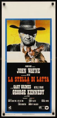 4e585 CAHILL Italian locandina '73 George Kennedy, classic United States Marshall big John Wayne!