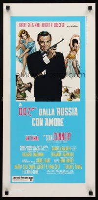 4e636 FROM RUSSIA WITH LOVE Italian locandina R70s Sean Connery is Ian Fleming's James Bond 007!