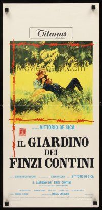 4e642 GARDEN OF THE FINZI-CONTINIS Italian locandina '70 Il Giardino del Finzi-Contini, De Sica!