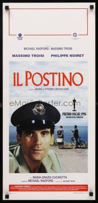 4e734 POSTMAN Italian locandina R96 Italian romance, Philipe Noiret, Massimo Troisi, Il Postino!