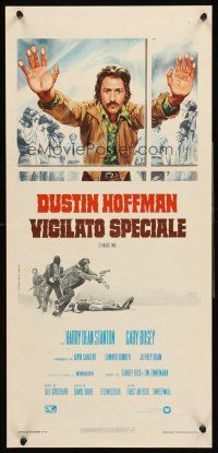 4e770 STRAIGHT TIME Italian locandina '78 Dustin Hoffman, Theresa Russell, art by Mario Piovano!
