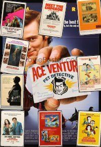 4f006 LOT OF 46 FOLDED ONE-SHEETS '59 - '94 Ace Ventura, Man Who Knew Too Much R83 & more!