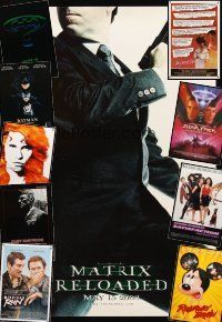 4f047 LOT OF 30 UNFOLDED ONE-SHEETS '82 - '03 Matrix Reloaded, Batman Returns, Doors & more!