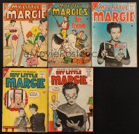 4f018 LOT OF 5 MY LITTLE MARGIE COMIC BOOKS '55 - '67 Gale Storm, from television's top program!