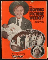 4f077 MOVING PICTURE WEEKLY exhibitor magazine Jan 11, 1919 Mrs. Charlie Chaplin, poster images!
