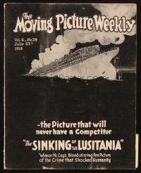 4f074 MOVING PICTURE WEEKLY exhibitor magazine July 27, 1918 images of 24-sheets, Soul for Sale!