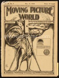 4f071 MOVING PICTURE WORLD exhibitor magazine May 11, 1918 Theda Bara, Mary Miles Minter, Chaplin!